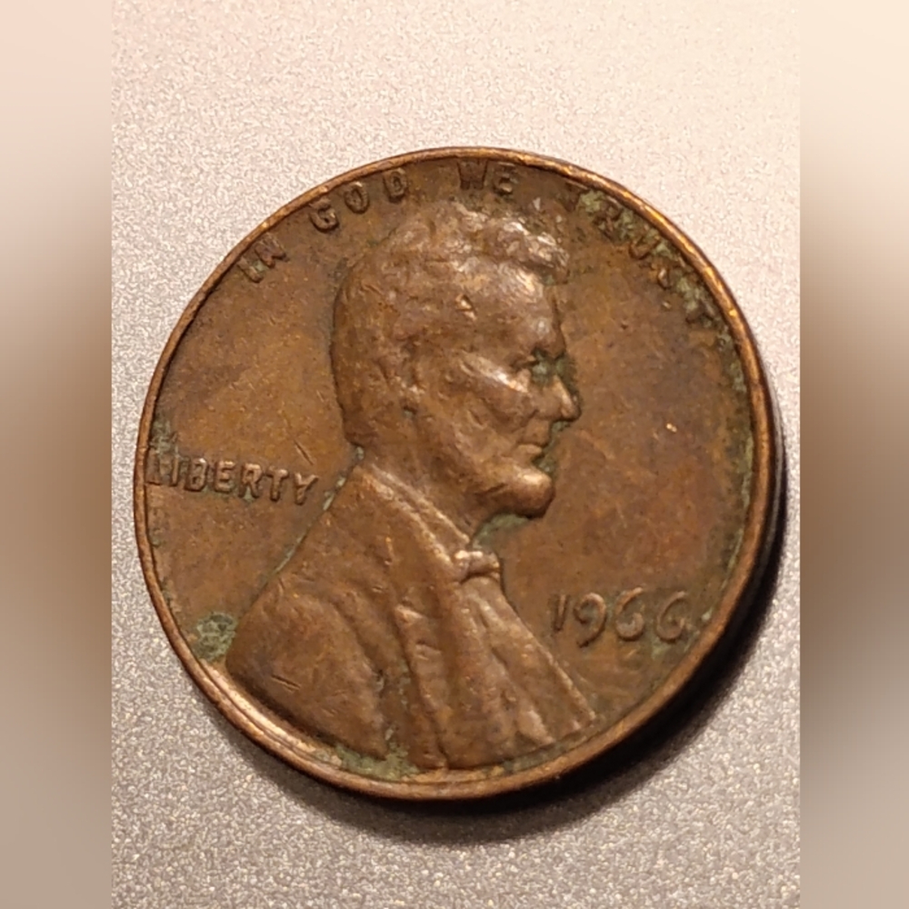 1966 Lincoln Memorial Penny Coin VTG Historical - Picture 2 of 8
